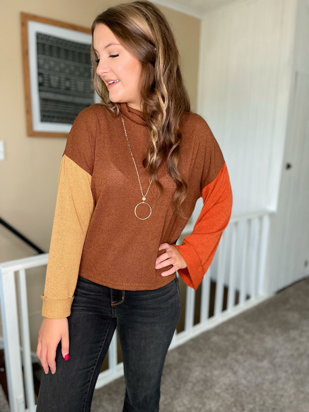 Lila Brown Sweater