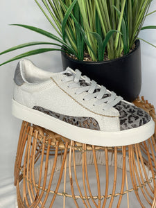 Samuel Grey Leopard Sneaker