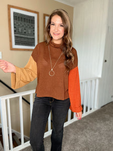 Lila Brown Sweater