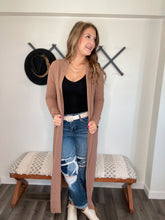 Load image into Gallery viewer, Tyler Taupe Knitted Cardigan