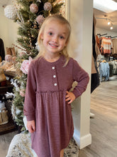 Load image into Gallery viewer, Blakely Burgundy Girls Dress