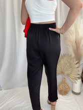 Load image into Gallery viewer, Tia Black Tapered Pants