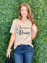 Load image into Gallery viewer, Daisies &amp; Denim Graphic Tee