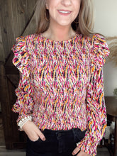 Load image into Gallery viewer, Kinsley Smocked Top